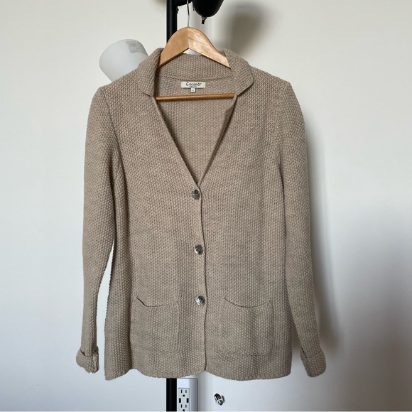 Italian Wool Blend Cardigan - Picture 2 of 5